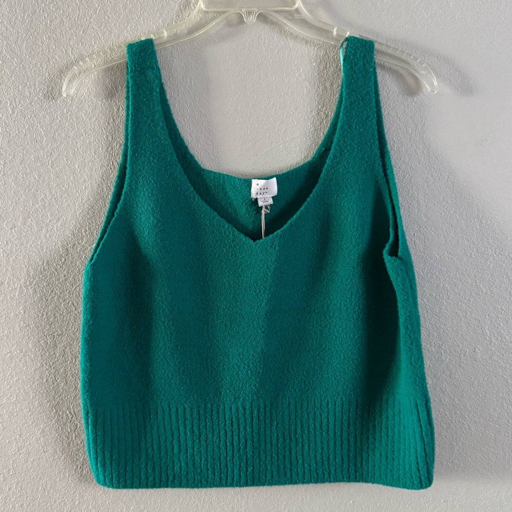 NWT A New Day Women’s Tank Top Sleeveless Green Size Large NEW $22